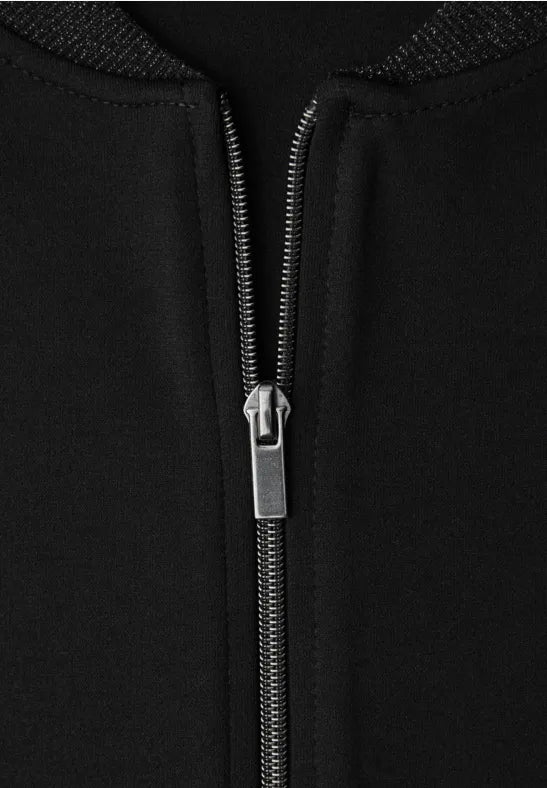 Street One Soft Lightweight zip jacket with glitter Details 324274