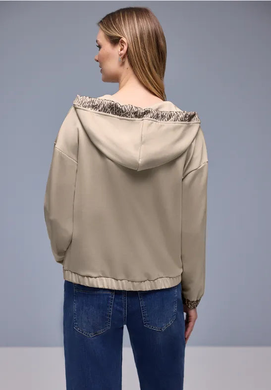 Street One Hoody with contrast trim 324573