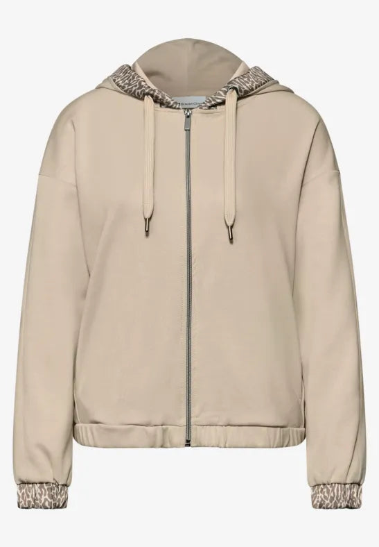 Street One Hoody with contrast trim 324573