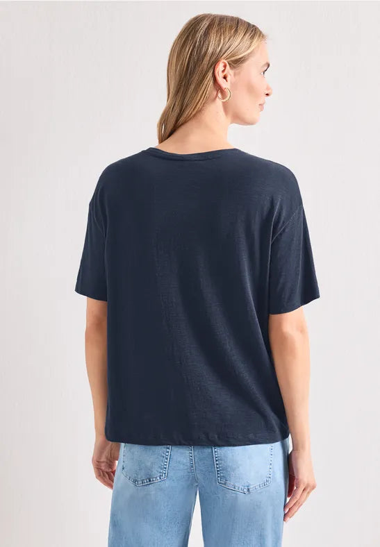 Street One Cotton T Shirt with front print 325627