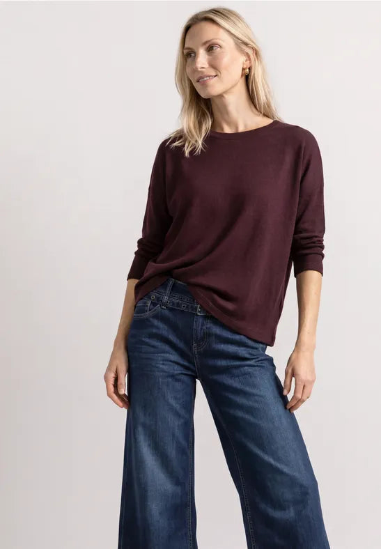 Street One round neck 3/4 sleeve Knit 325700