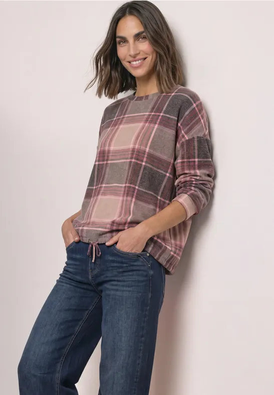 Street One Long Sleeve Supersoft Top with Drawstring waist 325859