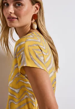 Street One Short sleeve printed blouse 345793