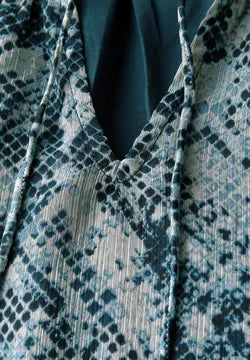 Street One Chiffon blouse in snakeskin print with jersey lining 345892