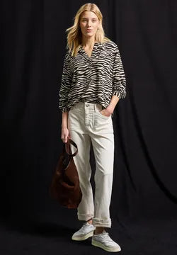 Street One Blouse with zebra print346047