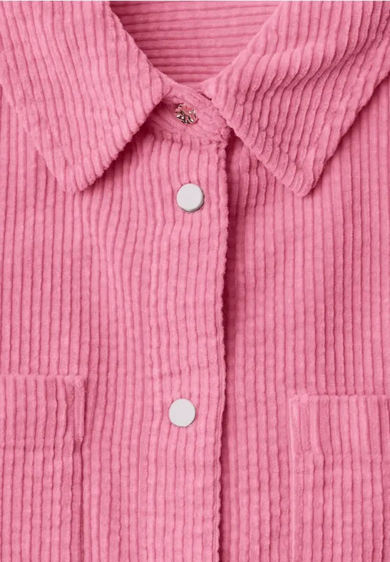 Street One Corduroy shirt blouse with breast pockets 346941