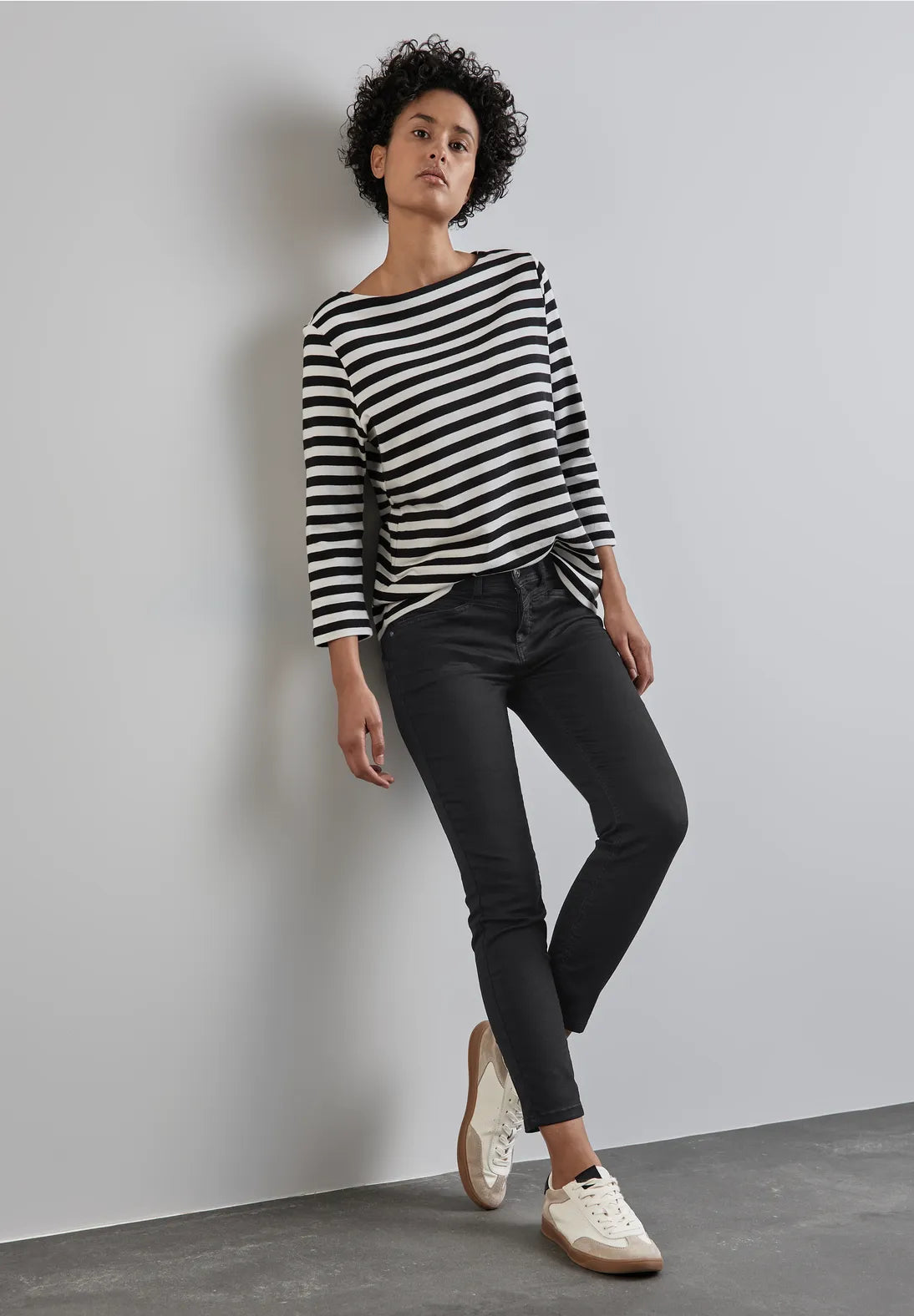 Street One Envy Jeans in Black 30" Slim Leg 377762