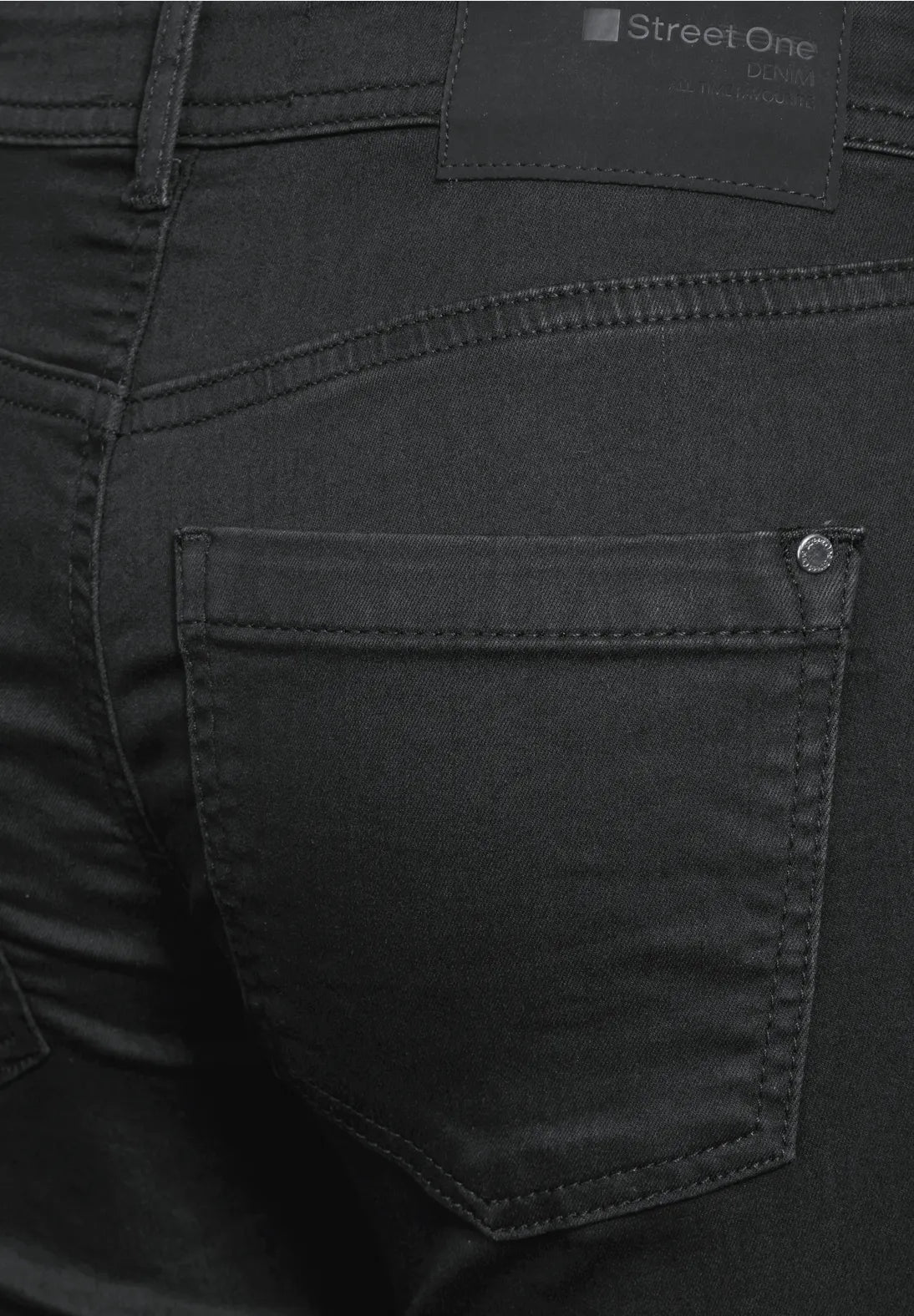 Street One Envy Jeans in Black 30" Slim Leg 377762