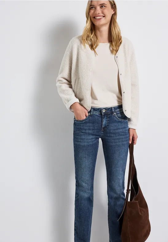Street One Denim blue bootleg jeans 30"leg 379664