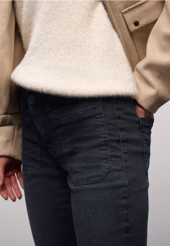 Street One Baby bootcut dark Denim jeans 380180