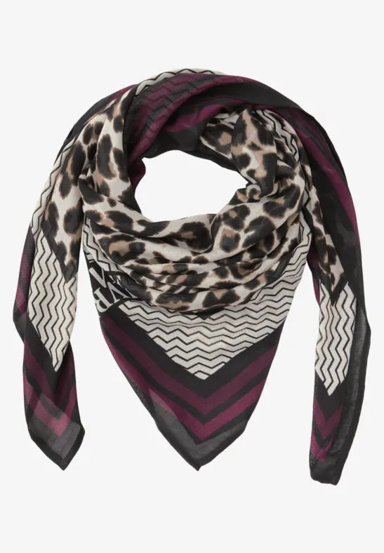 Street One Square print scarf 572990 1