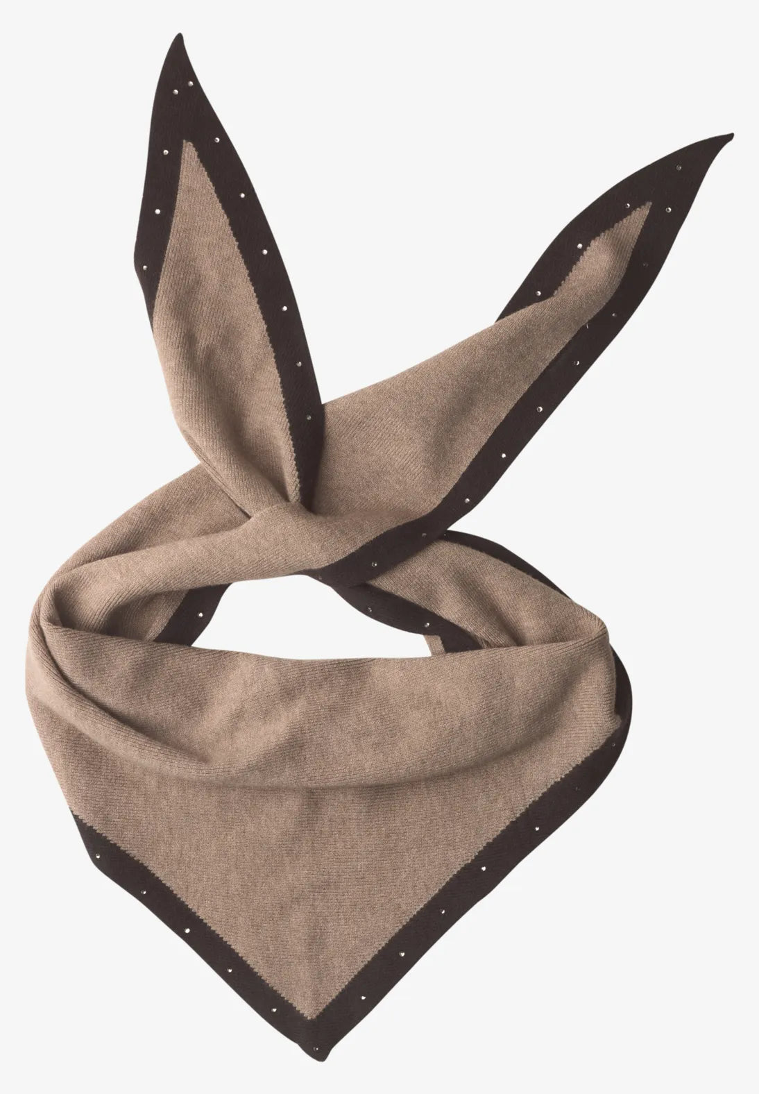 Street One Knit Triangle Scarf with stud detail 573306