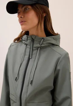 Cecil Soft Shell Rain Jacket Olive Green 202093