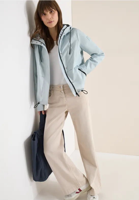 Cecil Windbreaker rain jacket in Watercolour Blue 202205