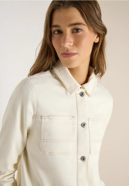 Cecil Ecru denim jacket 212951