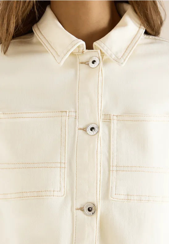 Cecil Ecru denim jacket 212951