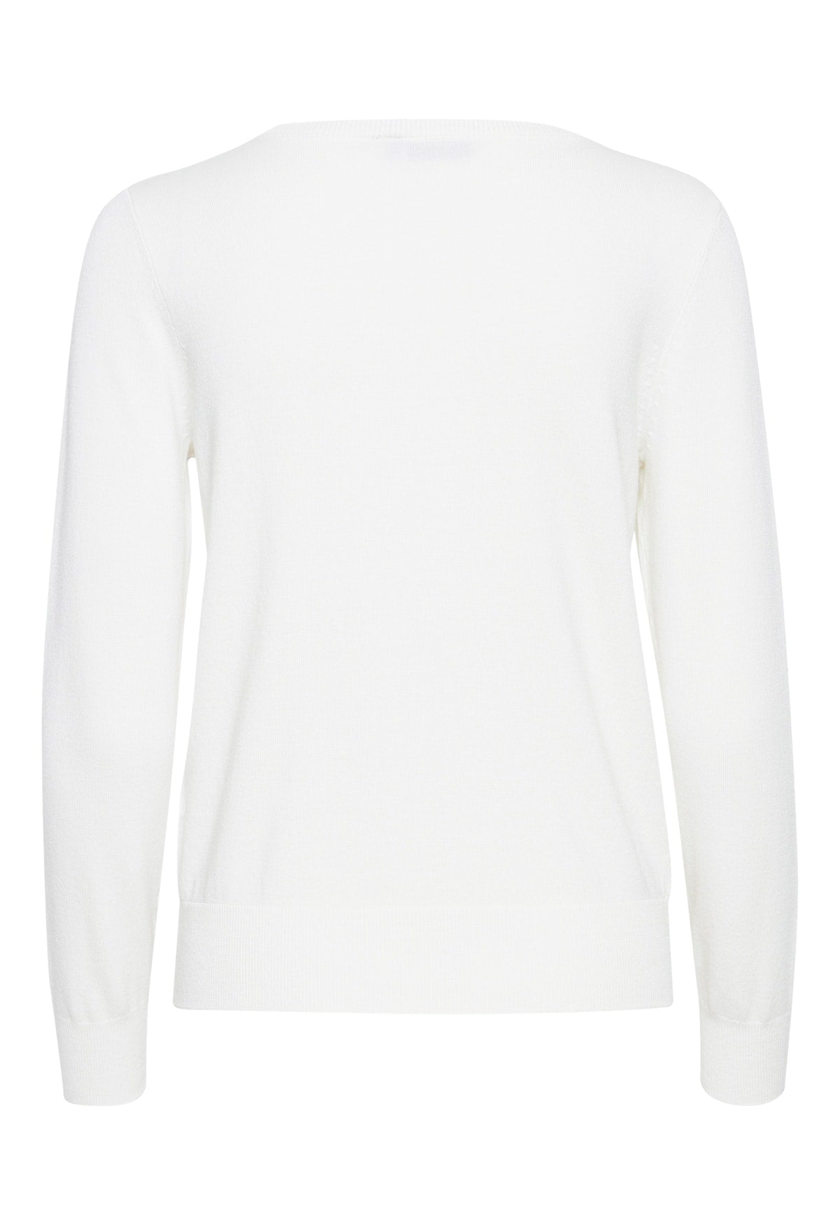 Fransa Basic round neck cardigan 20604187