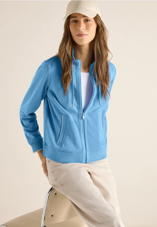 Cecil Blue zip up sweatshirt 254116
