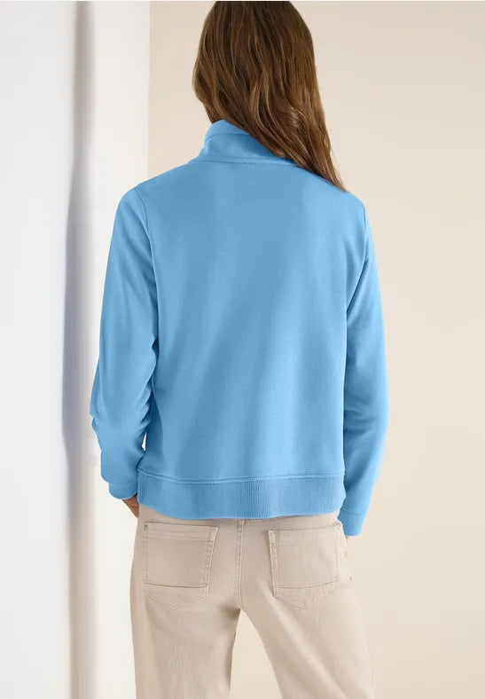 Cecil Blue zip up sweatshirt 254116