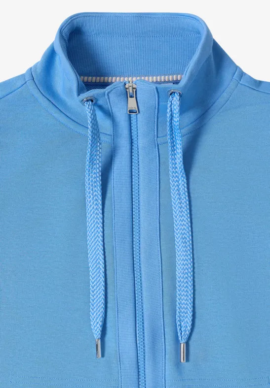 Cecil Blue zip up sweatshirt 254116