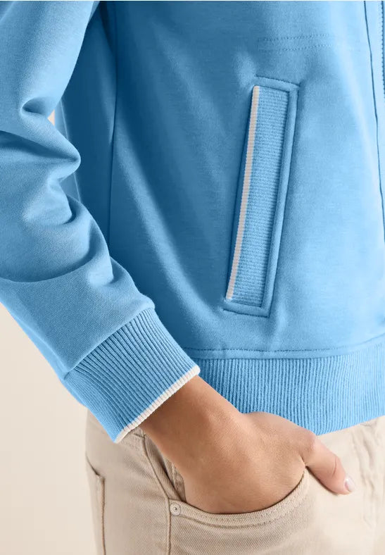 Cecil Blue zip up sweatshirt 254116