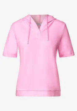 Cecil Cherry Blosson Short Sleeve Hoody 303265