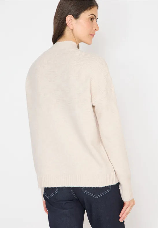 Cecil Supersoft Cosy Jumper in Blossom or Oatmeal 303539