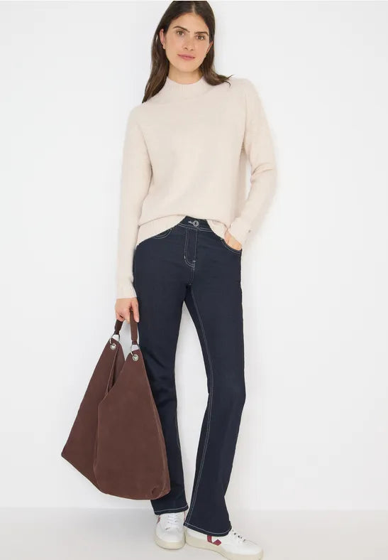 Cecil Supersoft Cosy Jumper in Blossom or Oatmeal 303539