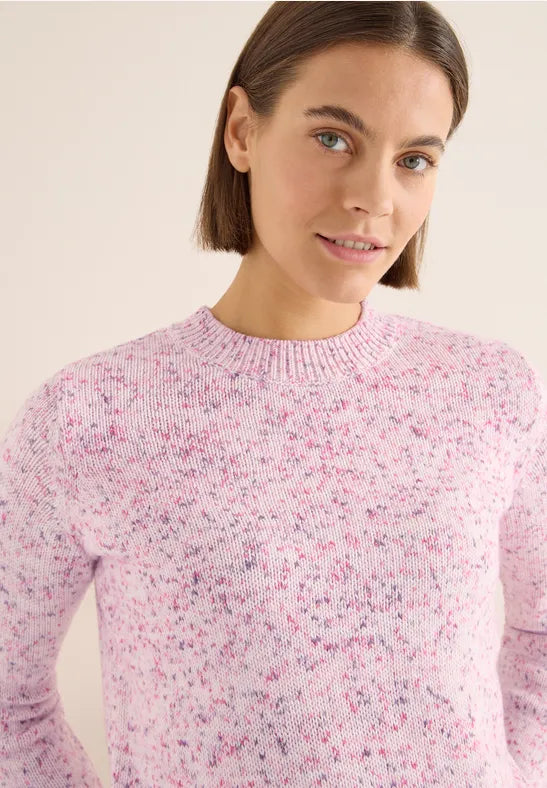 Cecil Cotton blend Jumper in Blossom Fleck print 303540