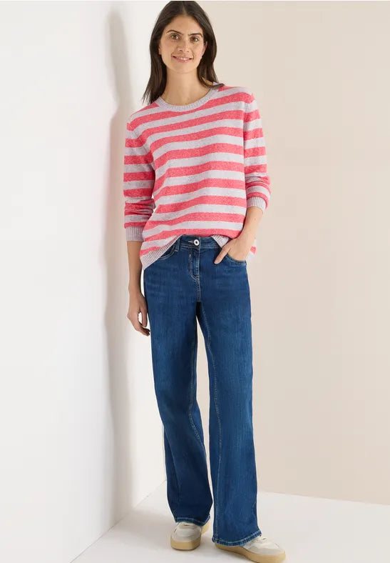 Cecil Cotton blend Stripe jumper 303615