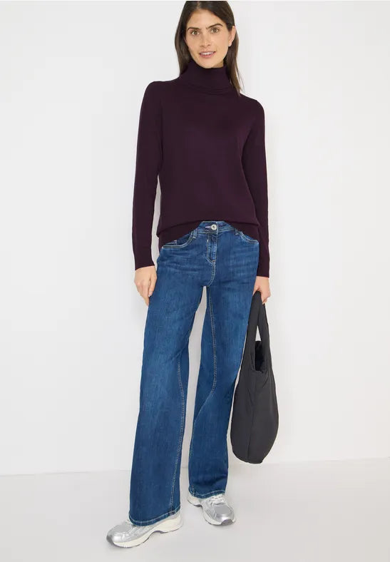 Cecil Cotton blend Fine knit Polo Neck 303629