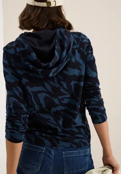 Cecil cotton hoody with drawstring waist 324035