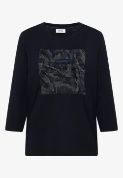 Cecil 3/4 sleeve top with Gemstones 324040