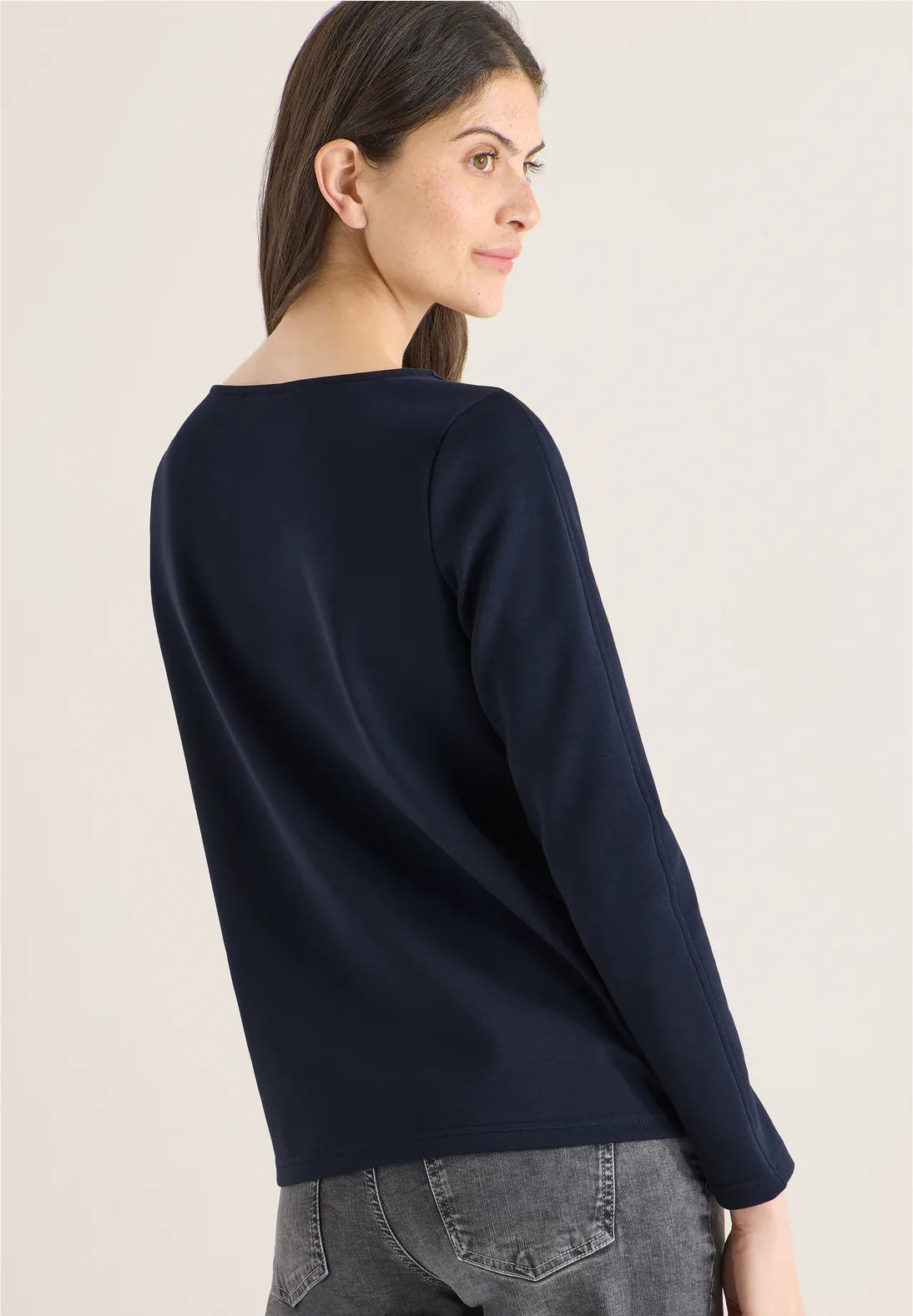 Cecil Lightweight sweatshirt in Navy 324588