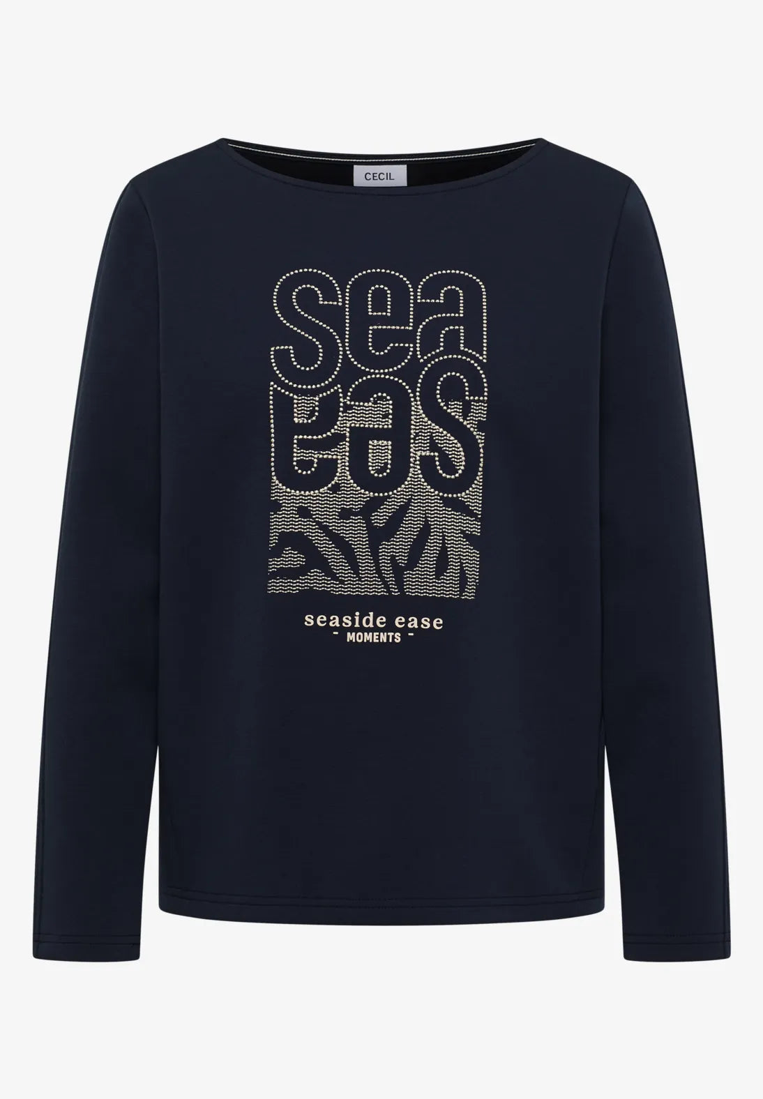 Cecil Lightweight sweatshirt in Navy 324588