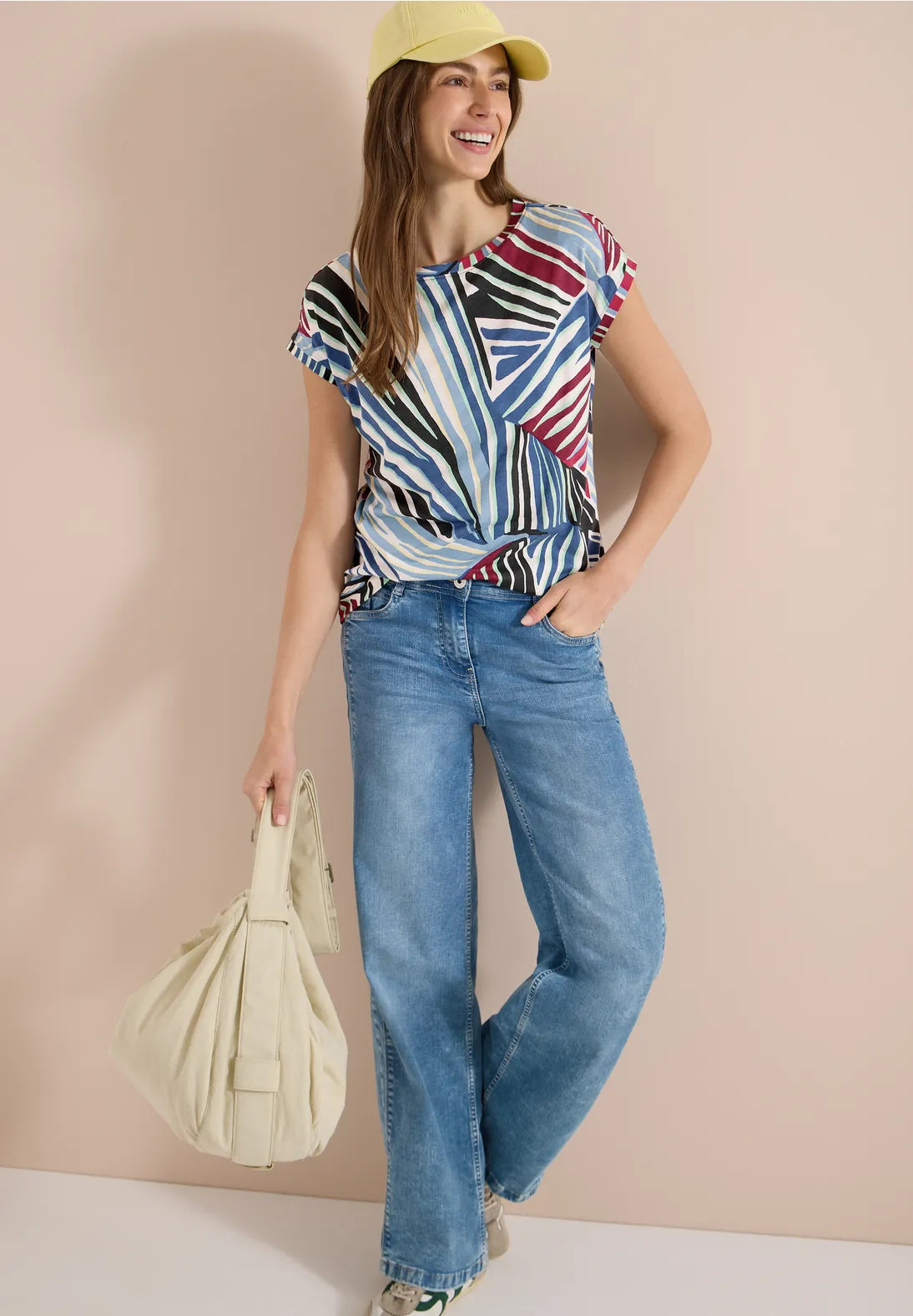 Cecil Cotton graphic print T Shirt 325281
