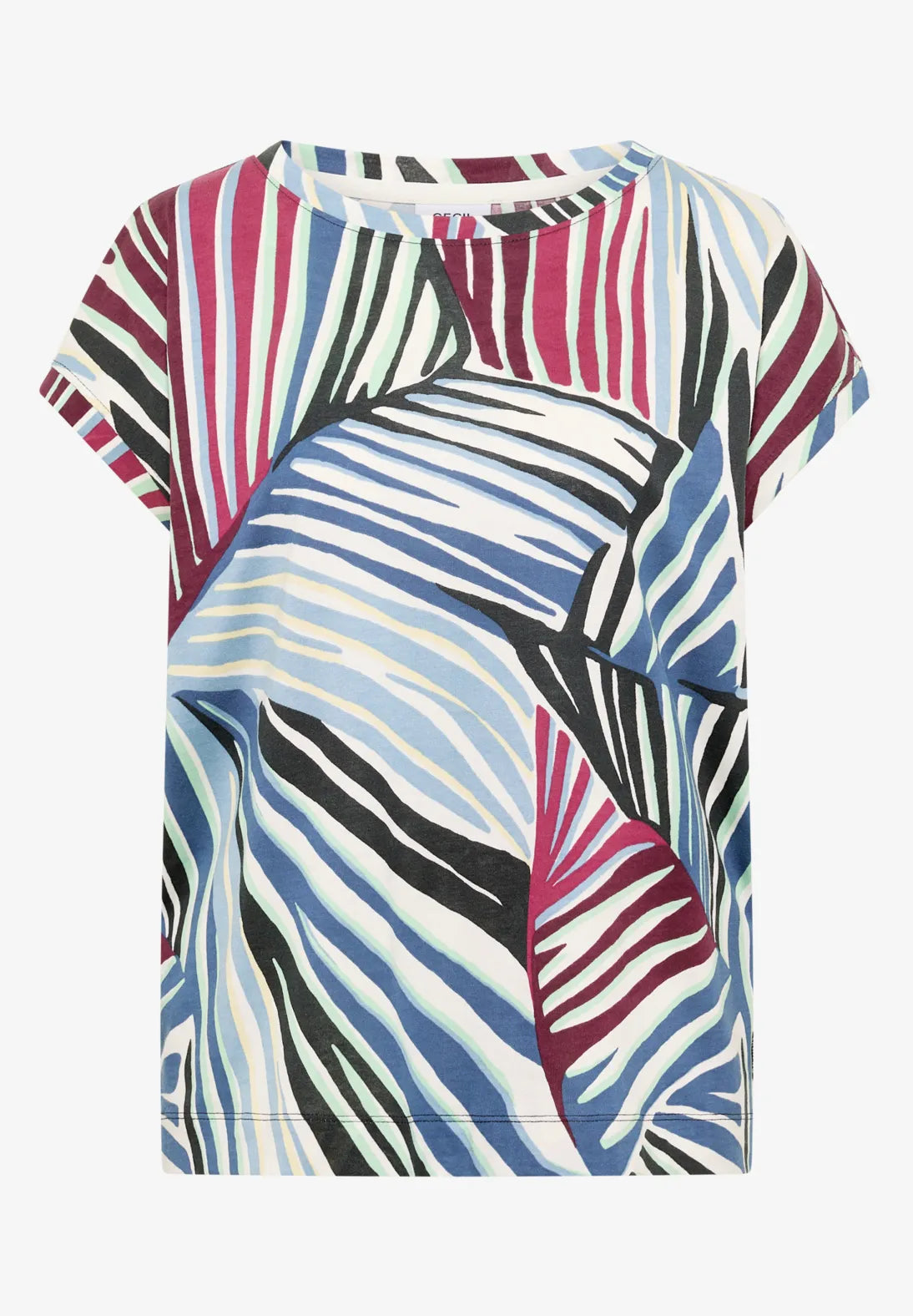 Cecil Cotton graphic print T Shirt 325281