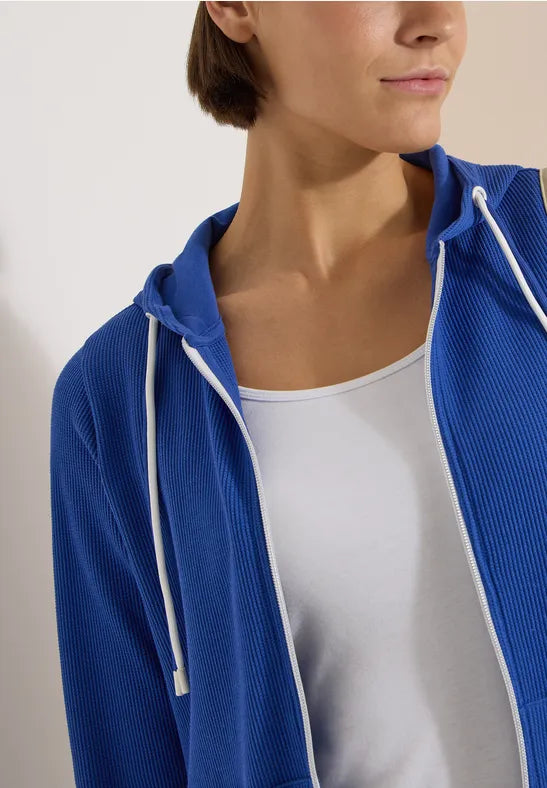 Cecil Full Zip Hoody in Royal Blue 325643
