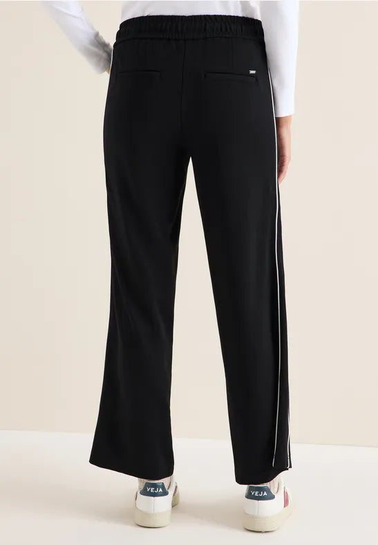 Cecil Sporty look trousers with piping detail. 30" Leg 380165