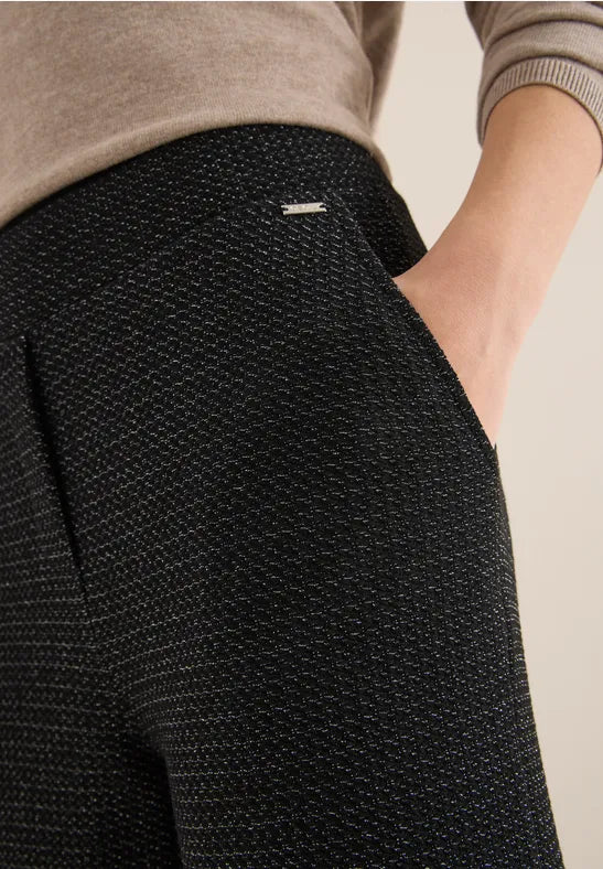 Cecil Crop trouser with Lurex. 26" leg 380167