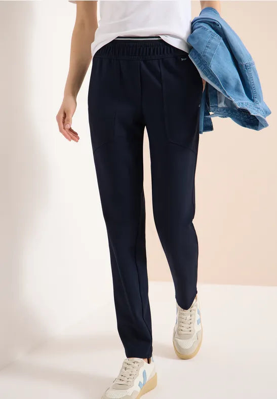Cecil Tracey slim leg trousers in a casual fit 380806