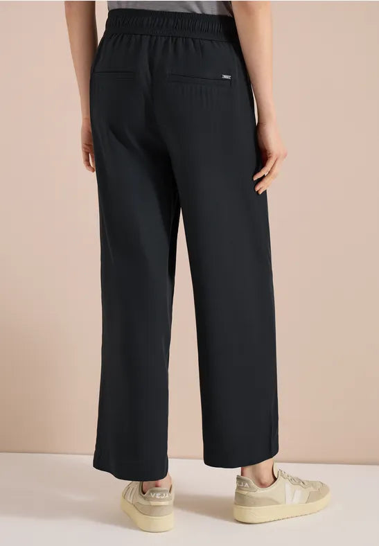 Cecil High waist wide leg trousers in Palm Breeze Green 380987