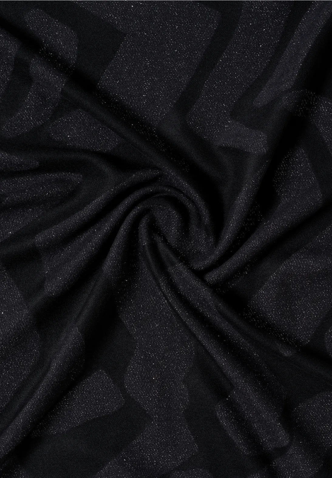Cecil Black Knit scarf with gorgeous Lurex shimmer 572980