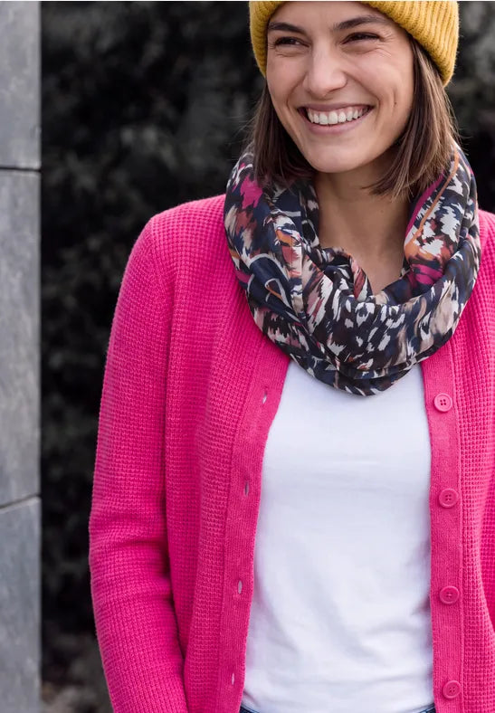 Cecil Cotton Print Loop Scarf 573312