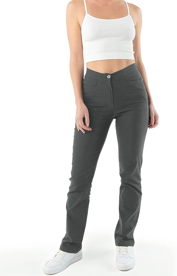 USCO Girls Secondary School Trousers Navy, Grey and Black