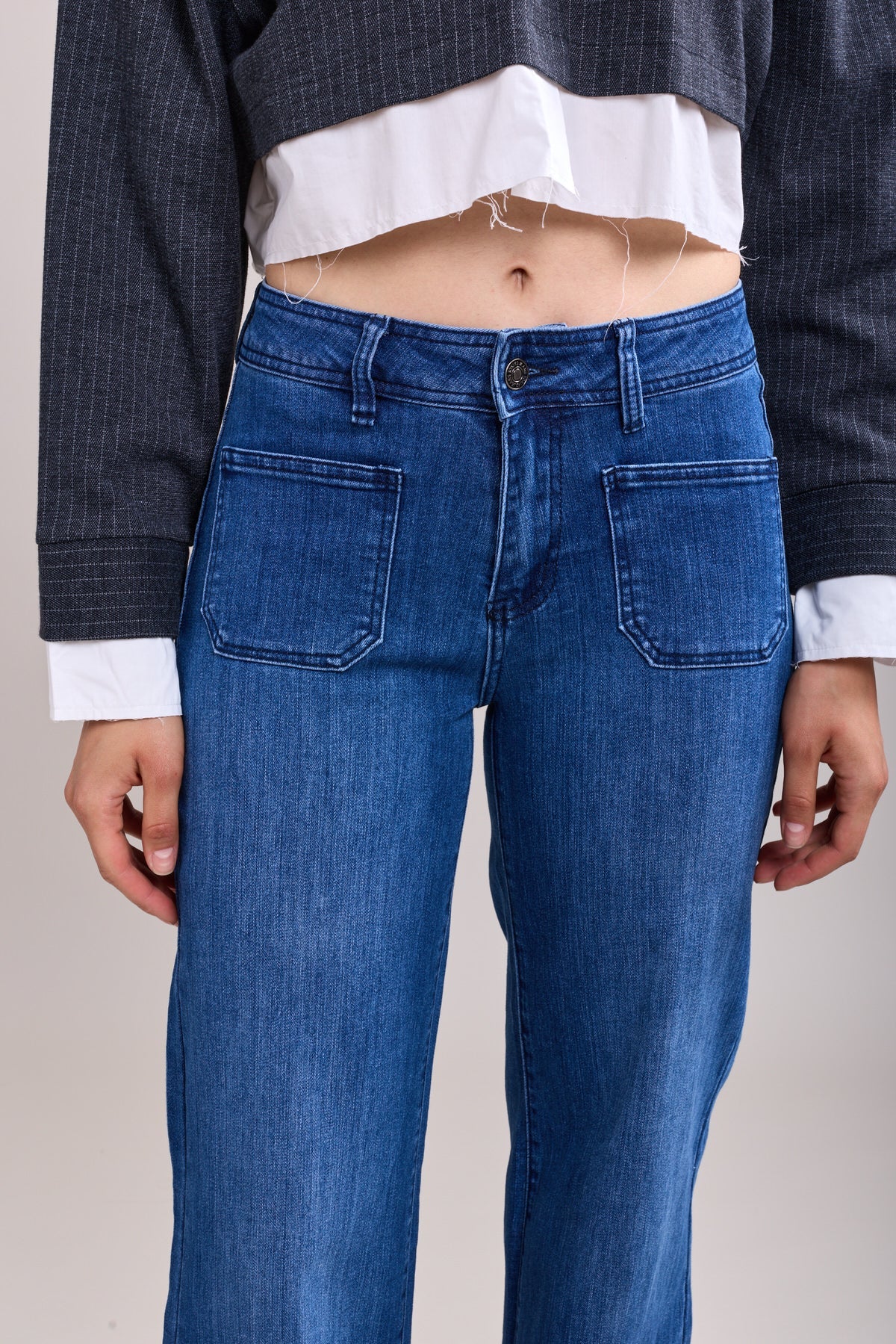 Toxic High Waisted Wide Leg Jeans Fc H2810