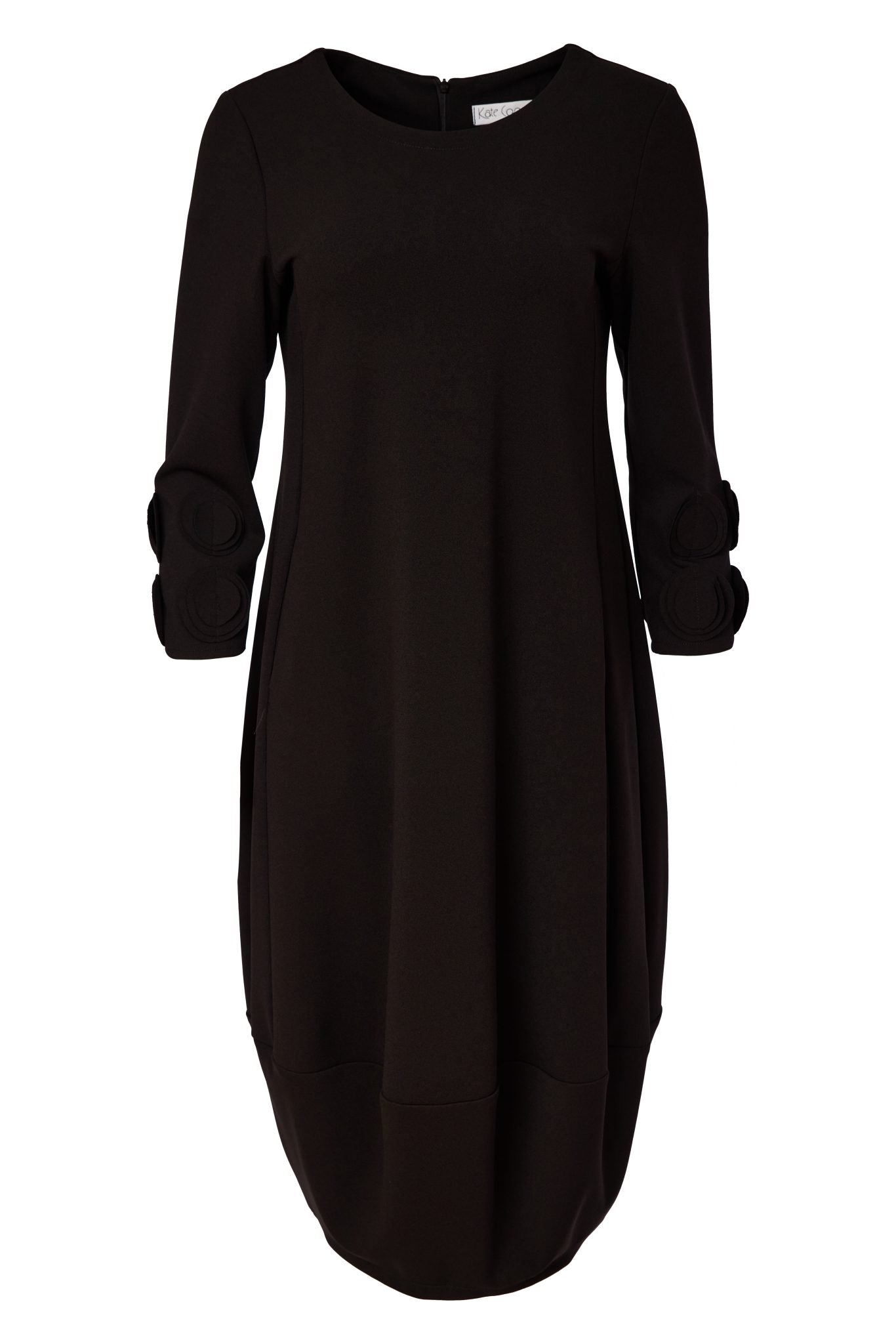 Kate Cooper Baloon Shape Dress With Scallop Detail On Sleeve Kcaw26136