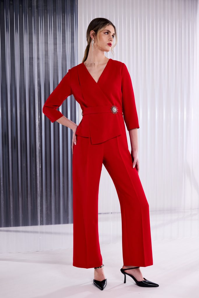 Kate Cooper Jumpsuit With Wrap Detail At Front Kcaw26139