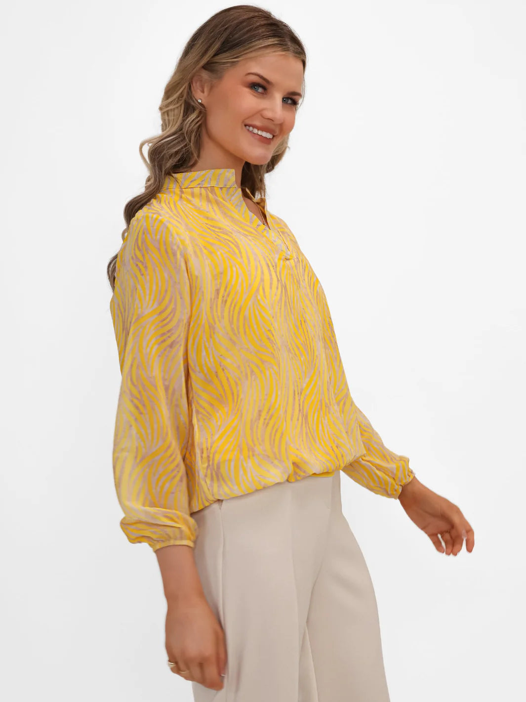 Kate And Pippa Bella Band top in sunshine Lemon
