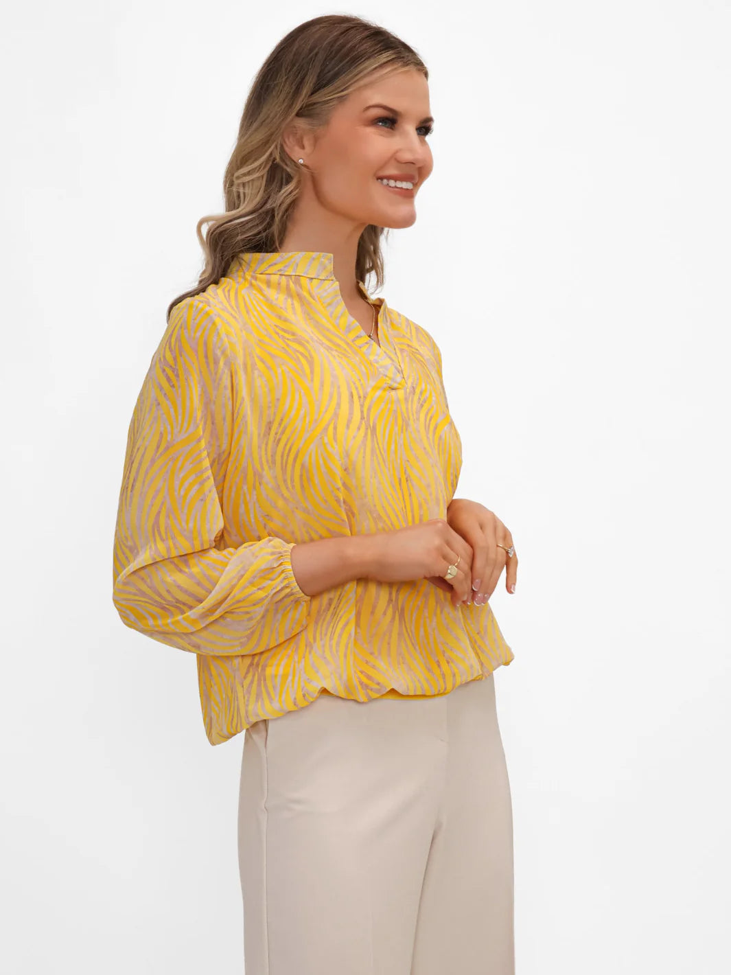 Kate And Pippa Bella Band top in sunshine Lemon